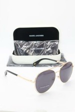 NEW MARC JACOBS MARC 328/F/S 807IR GOLD AUTHENTIC SUNGLASSES MARC328/F/S 60-15