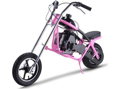 MotoTec 48.9cc Gas Mini Chopper Black Air Cooled EPA Approved Rear Disc Brake