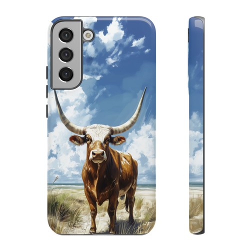 Bull Horns Blue Sky - Phone Ink Cover Case for iPhone, Galaxy, Pixel - 第 254/281 張圖片