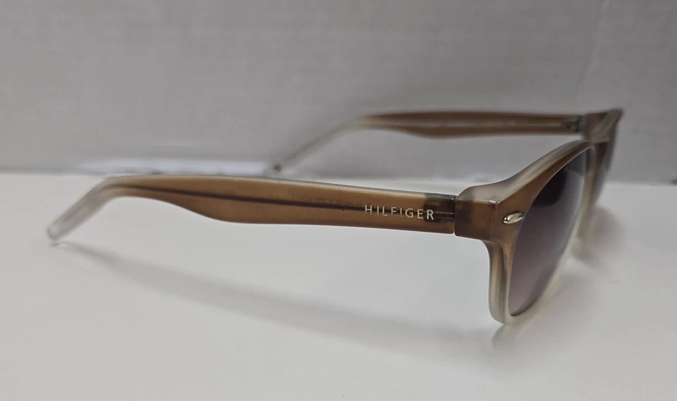 Gafas de sol de diseñador Tommy Hilfiger [con estuche con cremallera] marco marrón mate 53 18 145 Foto 3 de 4