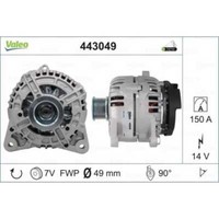 Valeo Lichtmaschine Generator 150A 14V FüR Renault Grand ScéNic III JZ0/1