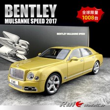 AlmostReal 1:18 Bentley Mulsanne Speed 2017 Model Simulation Alloy Car Model
