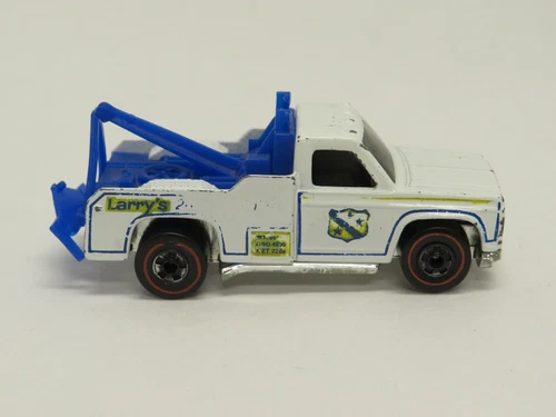 Larry's Tow Truck HOT WHEELS 1974 Vintage Original Die Cast RED LINE NICE!