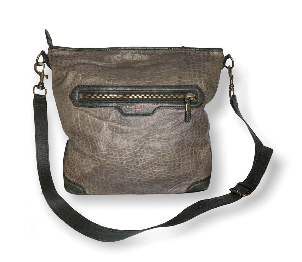 Cow top leather bag