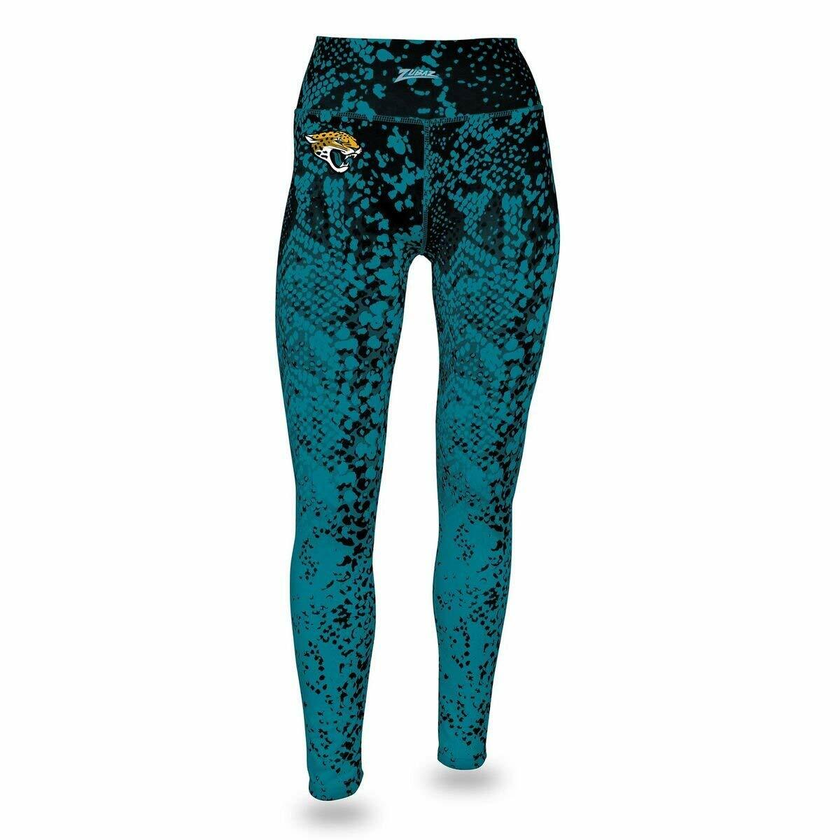 Женские леггинсы Zubaz NFL с логотипом Zubaz Jacksonville Jaguars