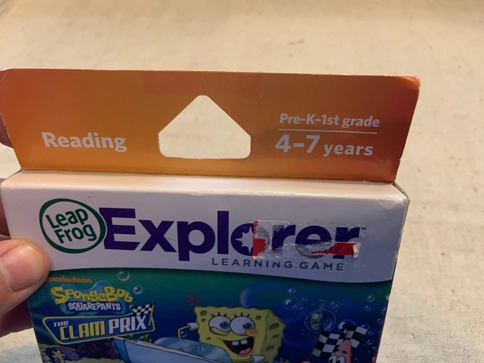 Leapfrog Explorer Learning game - Sponge Bob - the Clam Prix - New Sealed - Image 3 of 4