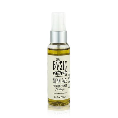 CLEAN FACE - Deep Oil Cleanser, Face and Neck Cleansing, Alcohol-Free, Natural