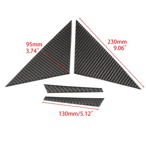 A Pillar Front Triangle Panel Trim Cover Carbon Fiber For Corvette C8 2020~2024 - Bild 6 von 12