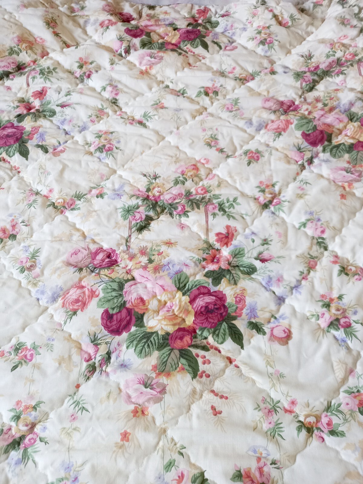 Vintage Dorma Country Diary Collection Single Valanced Bedspread