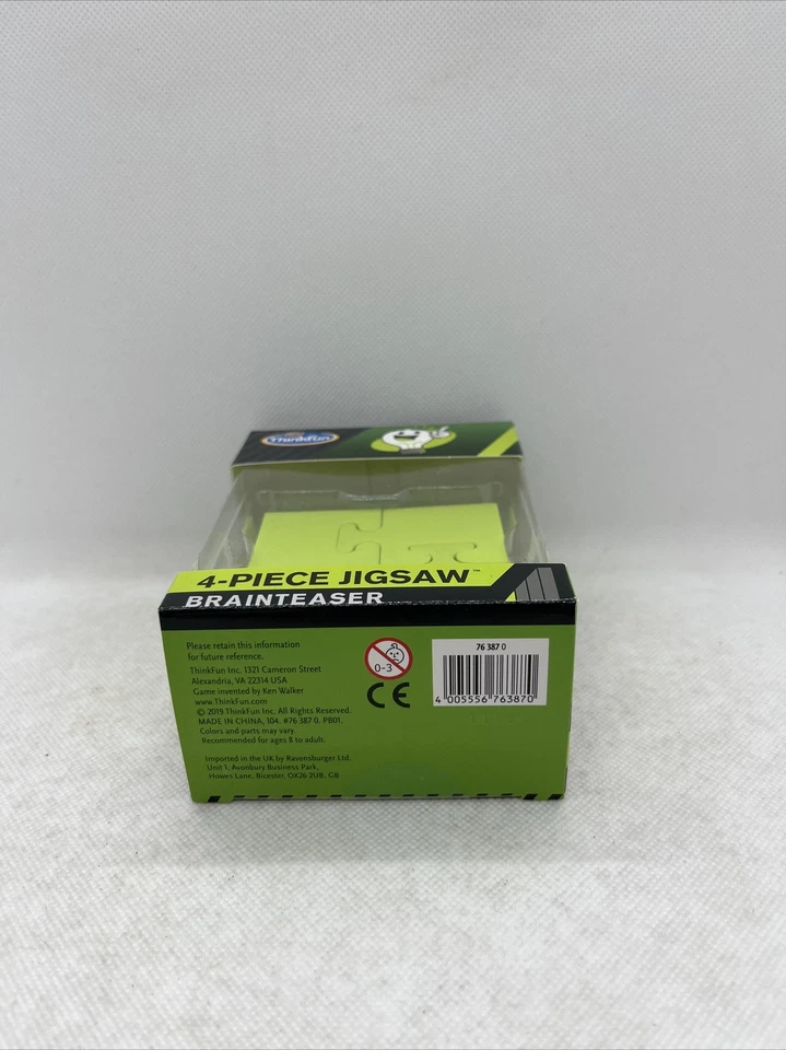 ThinkFun Pocket Brainteasers 4-Piece Jigsaw STEM Toy and Logic Game for Boys and - Image 3 of 3