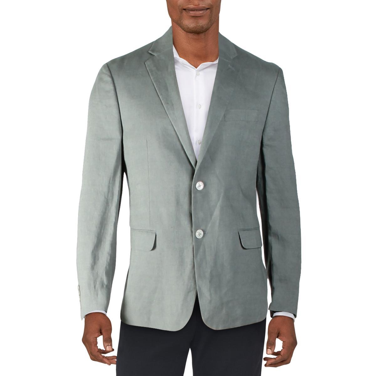 Мужской льняной блейзер Lauren Ralph Lauren Lassiter Green 42L BHFO 3433 9290₽