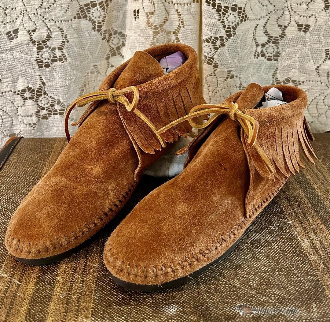 Soft Sole Minnetonka Fringed Moc Minnetonka Thunderbird Softsole