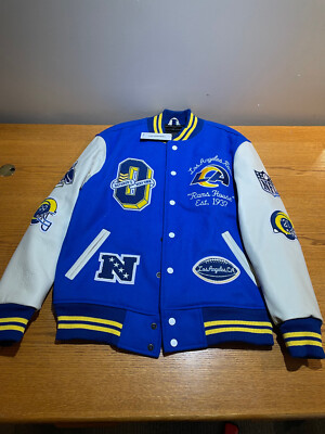 New OVO x NFL Los Angeles Rams Varsity Jacket sz Medium M