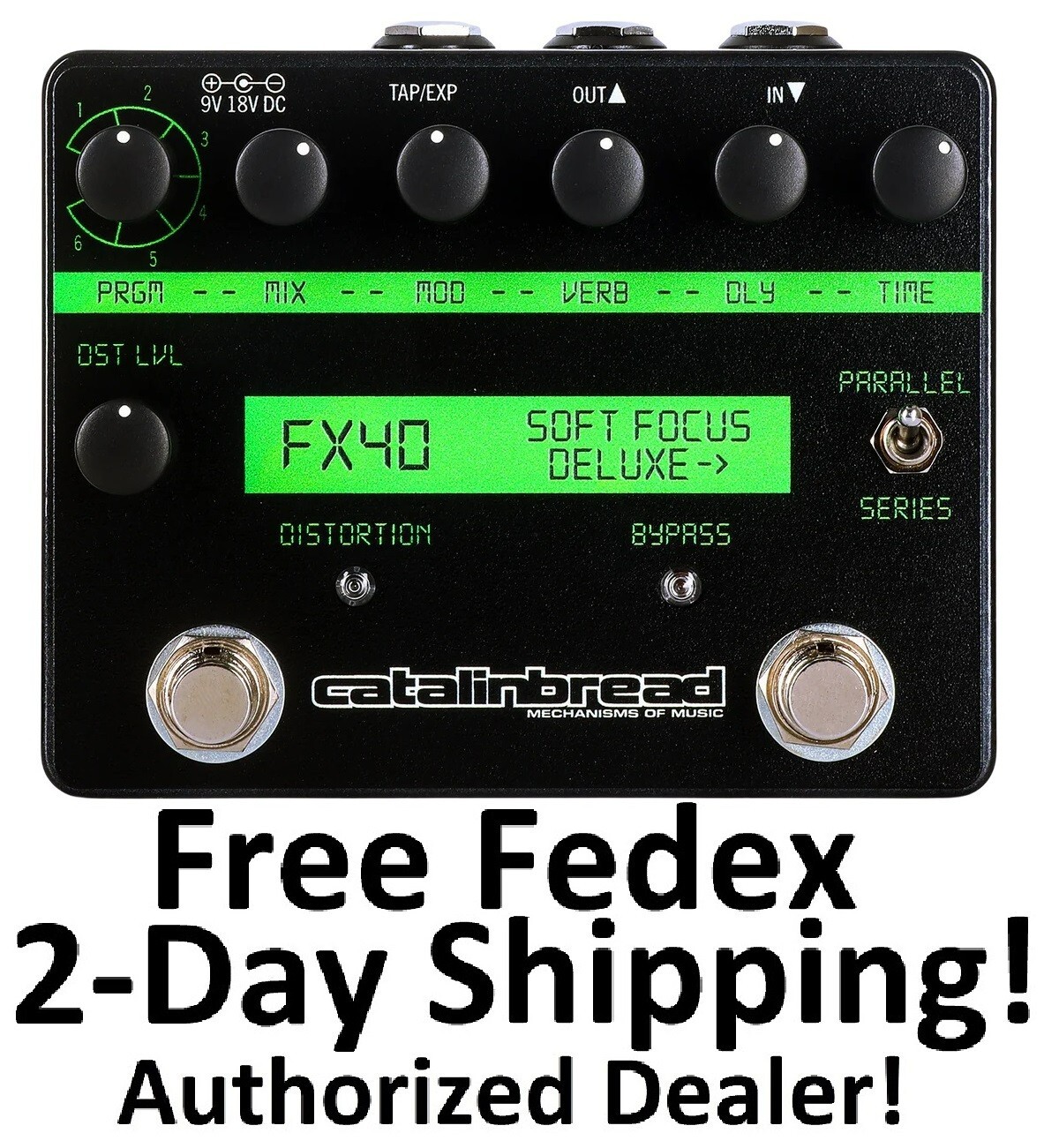 New Catalinbread Soft Focus Deluxe Shoegaze Reverb Guitar Effects Pedal