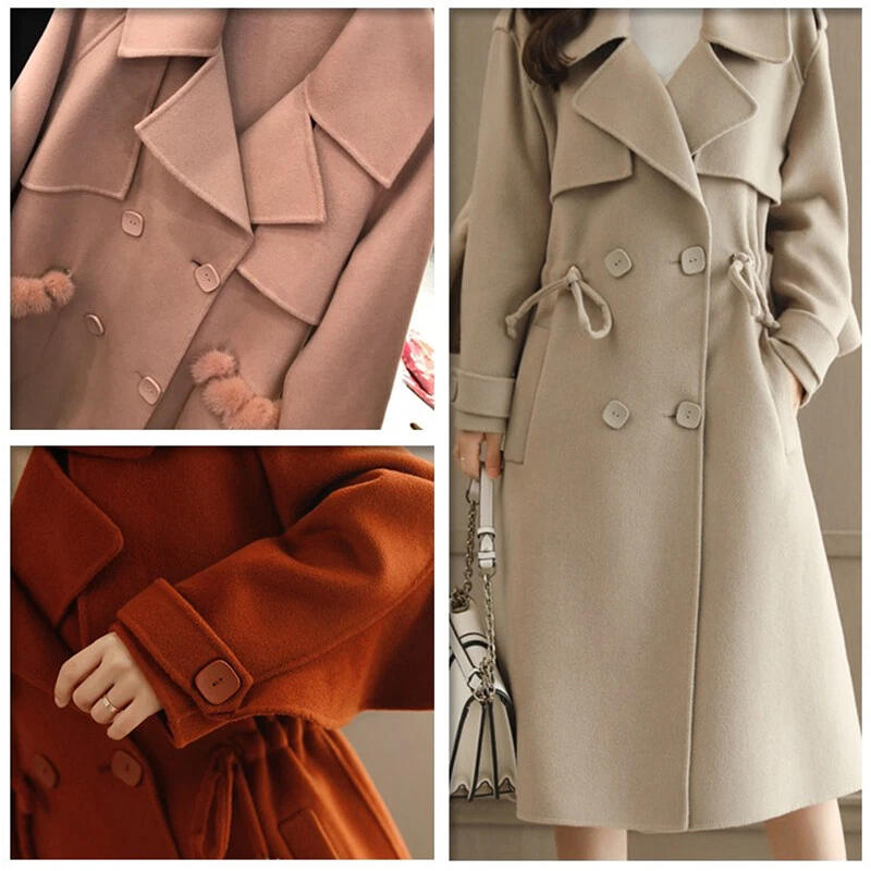 2-Hole Square 8X Buttons Matte Sewing Button for Overcoat Jacket Decoration DIY - Image 4 of 4