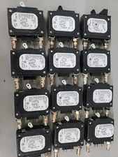 LOT OF 12 Airpax LELK1-1RS4-5-15-25-30A Breaker *mixed amperes* (Box #6)