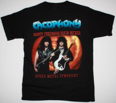 Vintage Cacophony Jason Becker Men T-shirt Black Unisex All sizes