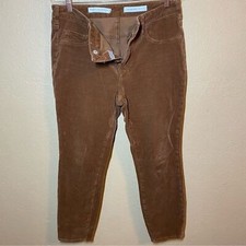 Anthropologie Pilcro and the Letterpress Corduroy Pants Sz 32 high rise skinny