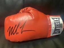 Lefty Mike Tyson Signed Everlast Red Boxing Glove Autograph Auto JSA Certified