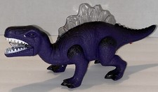 Steam Life Walking Dinosaur Toy Purple Walks Roars Lights Up Tested Works