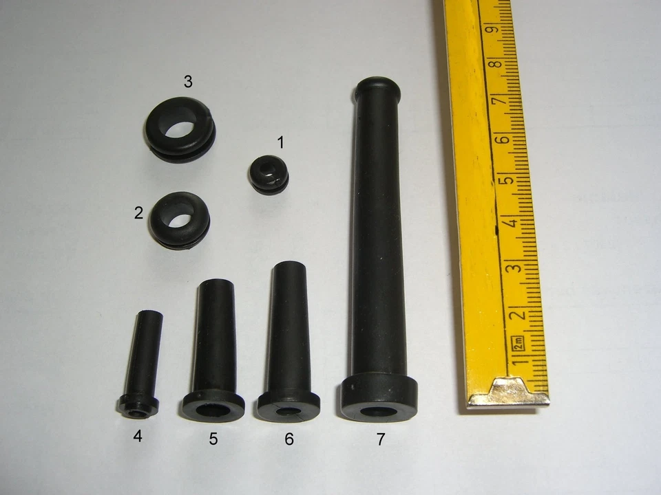 ELTRIC Knickschutztüllen Knickschutz Tüllen Durchführungstülle Weich Kabel