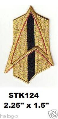 MINI STAR TREK FUTURA TNG PATCH - STK124 | eBay
