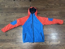 Burton Launch Jacket, Men  s Medium, Dry Ride Ski Snowboard Jacket, Blue/Red, Y2K