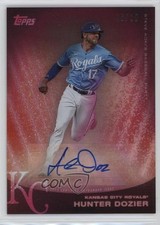 2022 Topps X Steve Aoki Base Pink Glitter Blast /10 Hunter Dozier Auto 0i5i