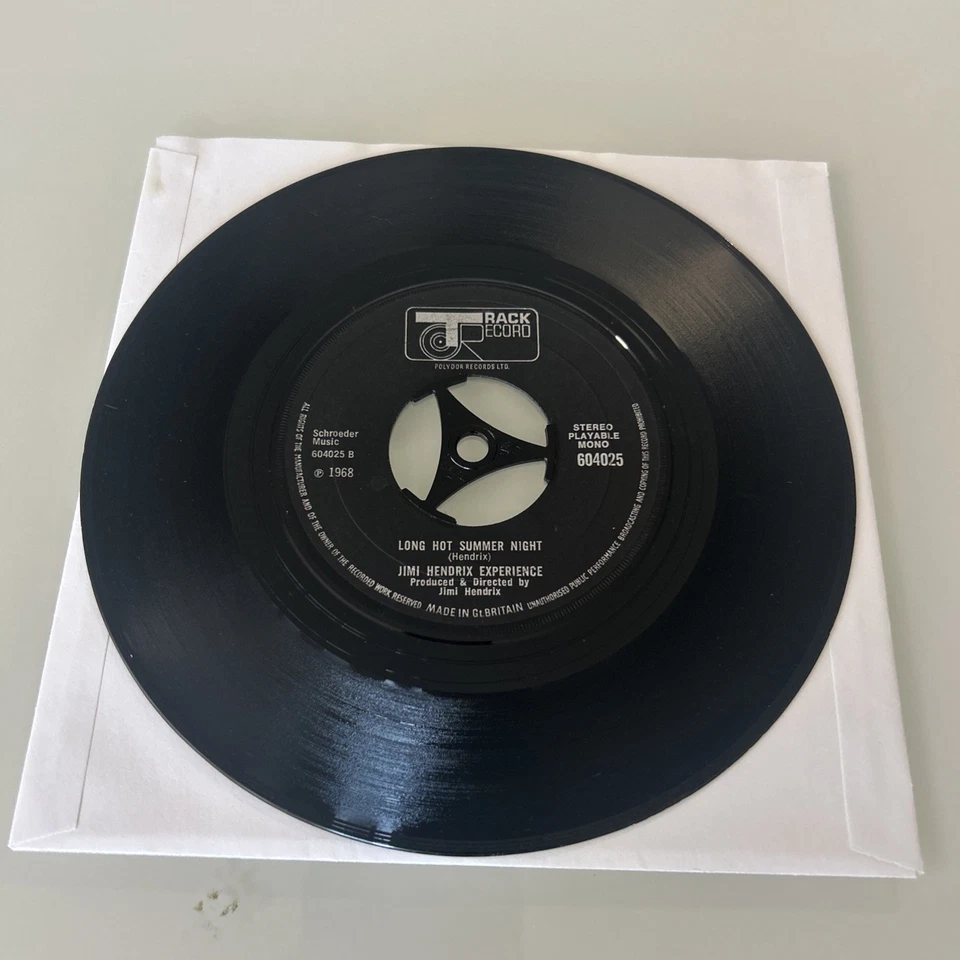 Jimi Hendrix Experience  All Along The Watchtower 45  Track-604025 Original - Image 3 of 4