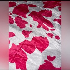 twin size cow print blanket