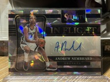 2022-23 Panini Chronicles Draft Picks Signatures Andrew Nembhard Cracked Ice/22 