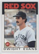 1986 Topps Dwight Evans #60 0z0n