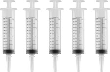 60Ml Catheter Tip Syringe with Cover 5 Pieces by Brandzig   Sterile Disposable