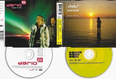2 x  DARIO G - sunchyme + dream to me  -   CD s