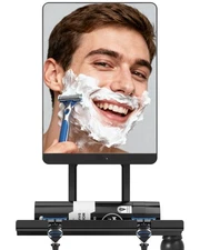 Heated Shower Mirror Fogless for Shaving，Fog Free Shaving Mirror for Show