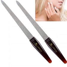 CS18 Sapphire Metal Nail File for Natural Nails Fingernail and Toenail Care, ...