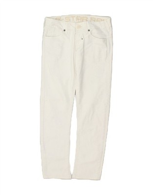G-STAR Damen Slim Jeans W30 L28 weiß Baumwolle ZW09