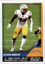 2021 Panini Stickers #294 Kyzir White - FB