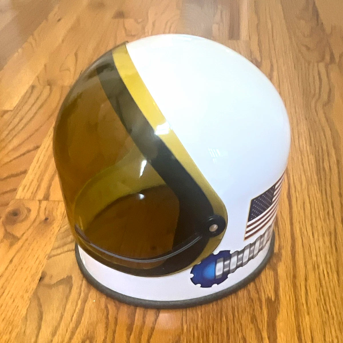 astronaut motorcycle helmet for sale Spirit Halloween Adult White | Astronaut Cosplay | Astronaut Costume Accessory | Space Helmet just push button andhear real astronaut sounds Astronaut Costume Helmets for sale