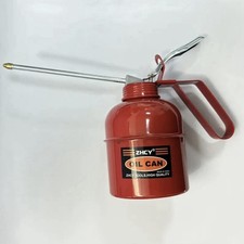 Professional Steel Construction Hand Pump Oiling Can 16.9oz. Capacity Oiler Can