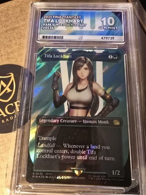 Tifa Lockhart (Borderless Surge Foil) Final Fantasy MTG #0536 - ACE 10