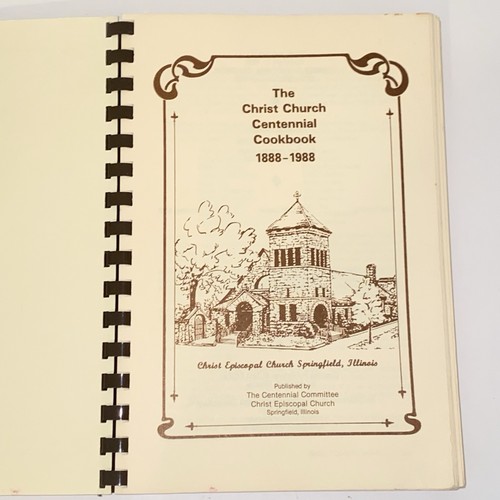 Vintage 1988 Christ Episcopal Church Springfield Illinois Centennial Cookbook - Bild 4 von 14