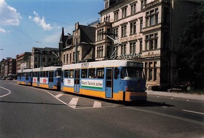 Foto Tram Chemnitz  Tatra T3DM 05/2000 ca. 10x15cm V6314g