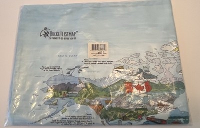 Bucket List World Map, New In Packaging!
