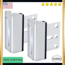 Home Security Door Lock, 2 Pack Door Reinforcement Locks for Front Door, Upgrade
