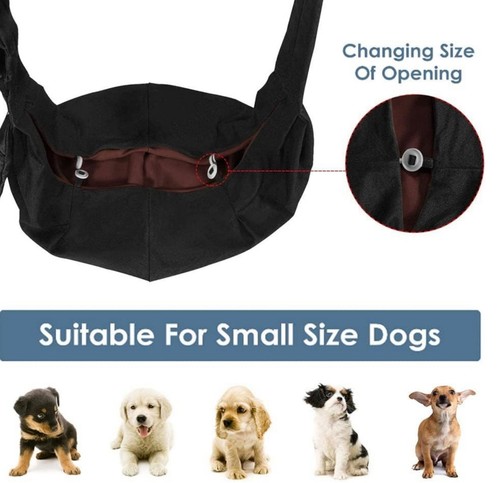 Dog Sling Padded Strap Breathable Cotton Shoulder Bag Machine Washable Small Dog - Picture 6 of 8