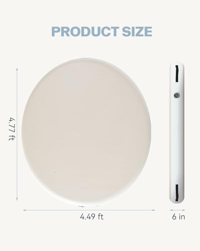 Gymnastics Air Roller Air Barrel Inflatable 5.4ft x 4.8ft x 6in Flesh Pink-Y