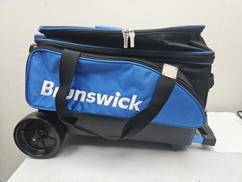 Brunswick Double Ball Bowling Tragetasche Rollgepäck Tasche TOP ZUSTAND