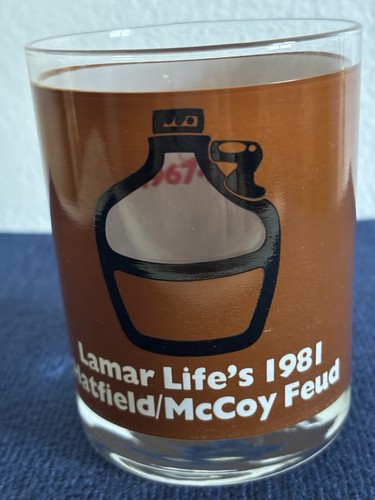 Hatfield & McCoy 12 oz. Whiskey Glasses Vintage Lamar Life Whimsical Set of 6 - Picture 6 of 16