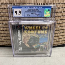 Wheel of Fortune (Sony PlayStation 1, 1998) PS1 CGC 9.9 Sealed A++